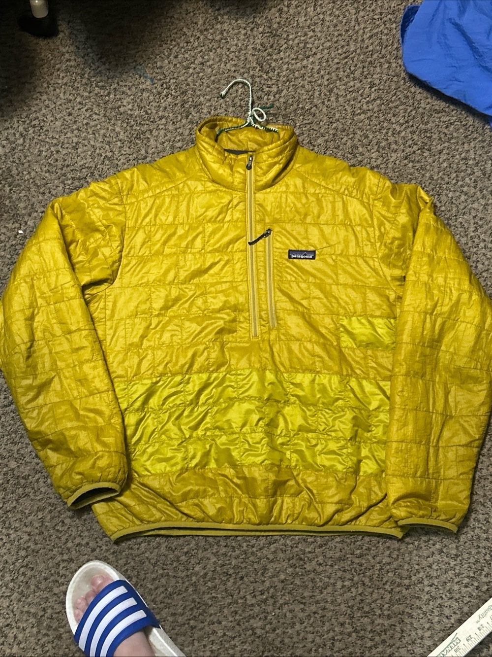 Patagonia Nano Puff 1/2 zip pullover Large
